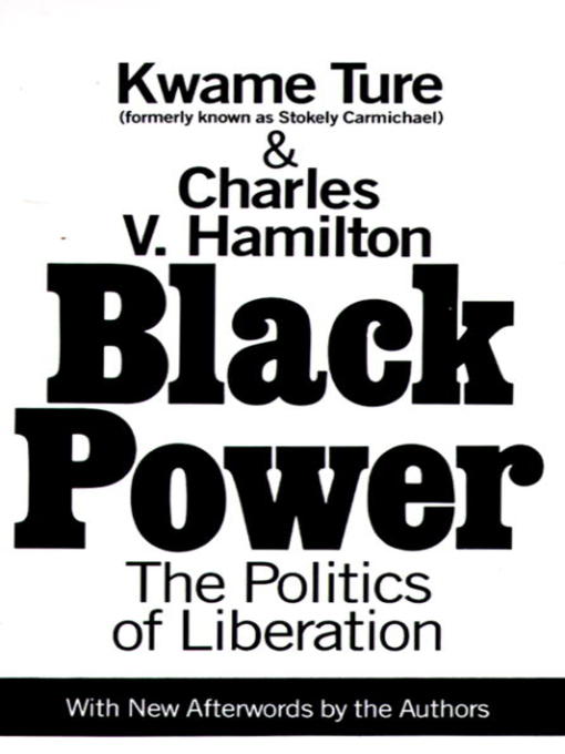 Title details for Black Power by Charles V. Hamilton - Available